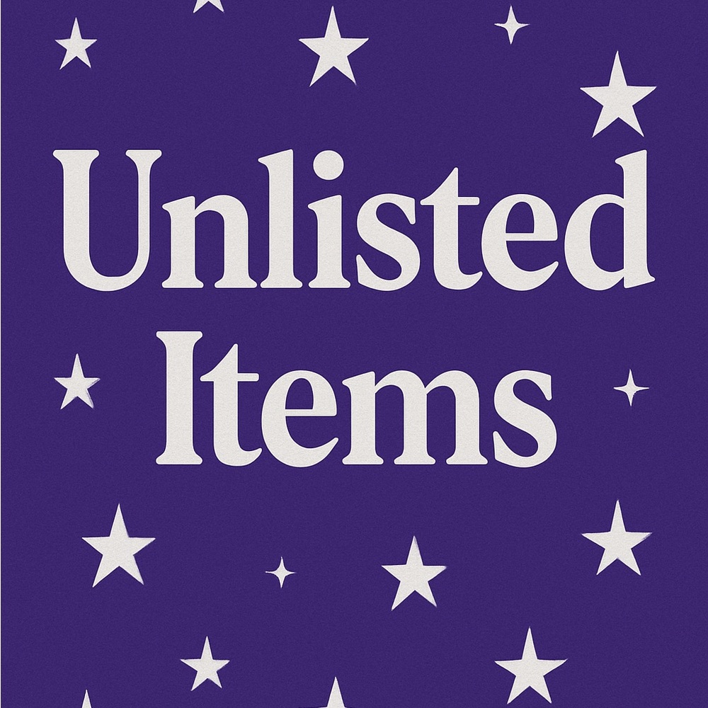 Unlisted items